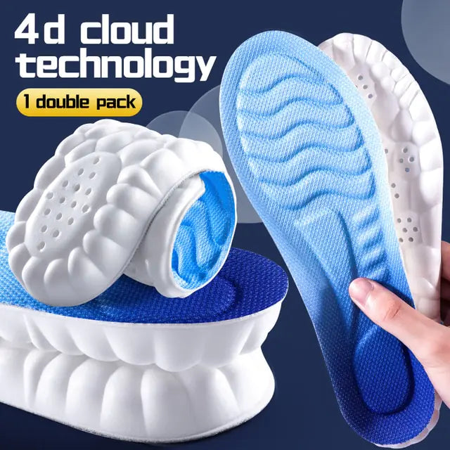 4D Cloud Comfort Insoles β Shock Absorbing & Deodorizing Cushion Pads