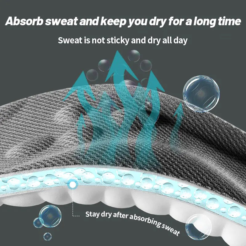 4D Cloud Comfort Insoles β Shock Absorbing & Deodorizing Cushion Pads