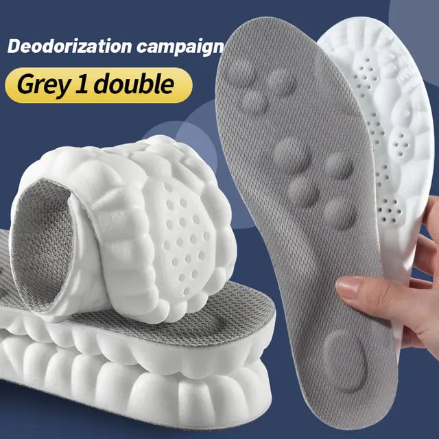 4D Cloud Comfort Insoles β Shock Absorbing & Deodorizing Cushion Pads