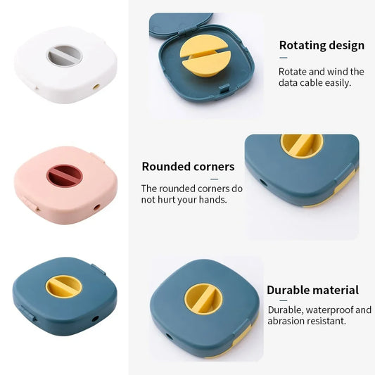 Revolutionary Portable Round USB Cable Winder β Your Ultimate Small Cable Organizer for Effortless Charging and Data Management