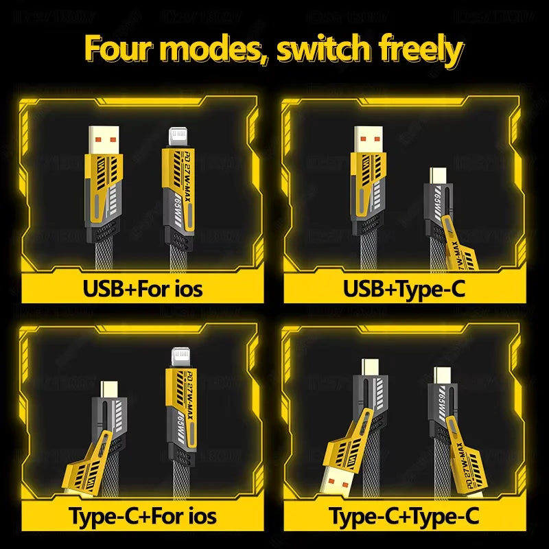 β‘ Spring Fast Charger Cable (65W)