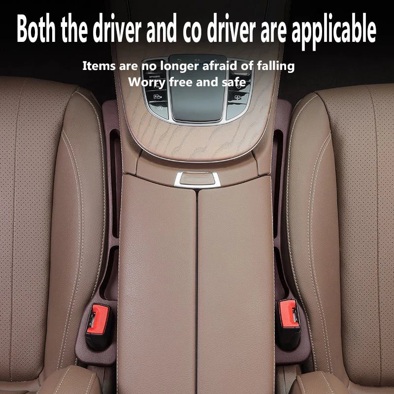 2PCS Car Seat Gap Filler β Anti-Drop Foam Pads (Black)