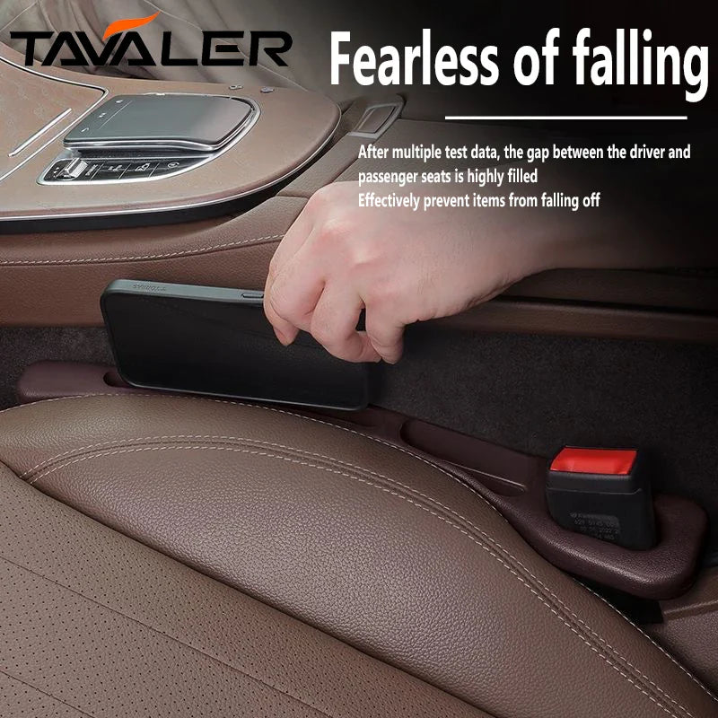 2PCS Car Seat Gap Filler β Anti-Drop Foam Pads (Black)