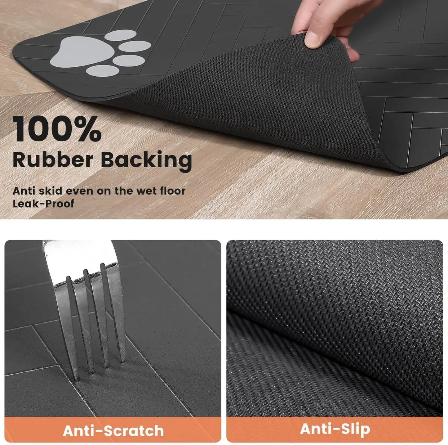 πΎ Waterproof Pet Feeding Mat