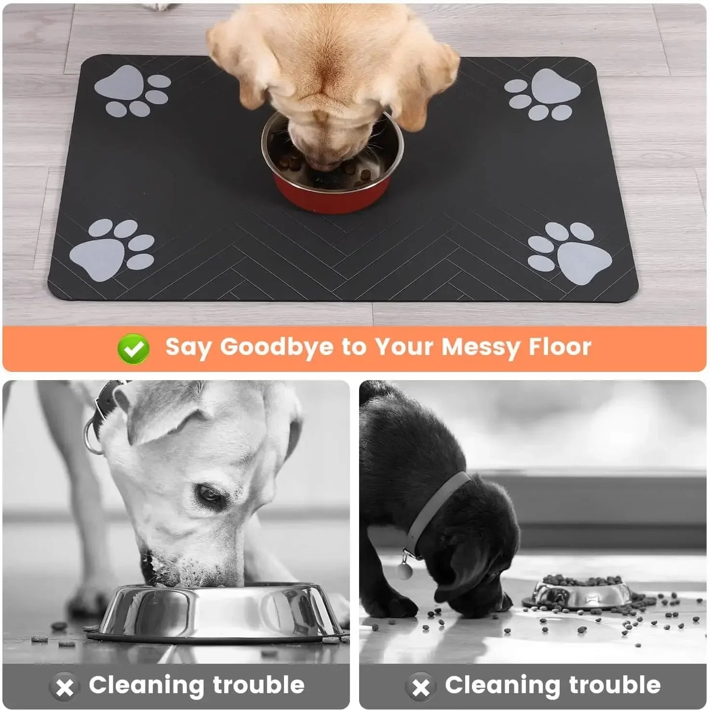 πΎ Waterproof Pet Feeding Mat
