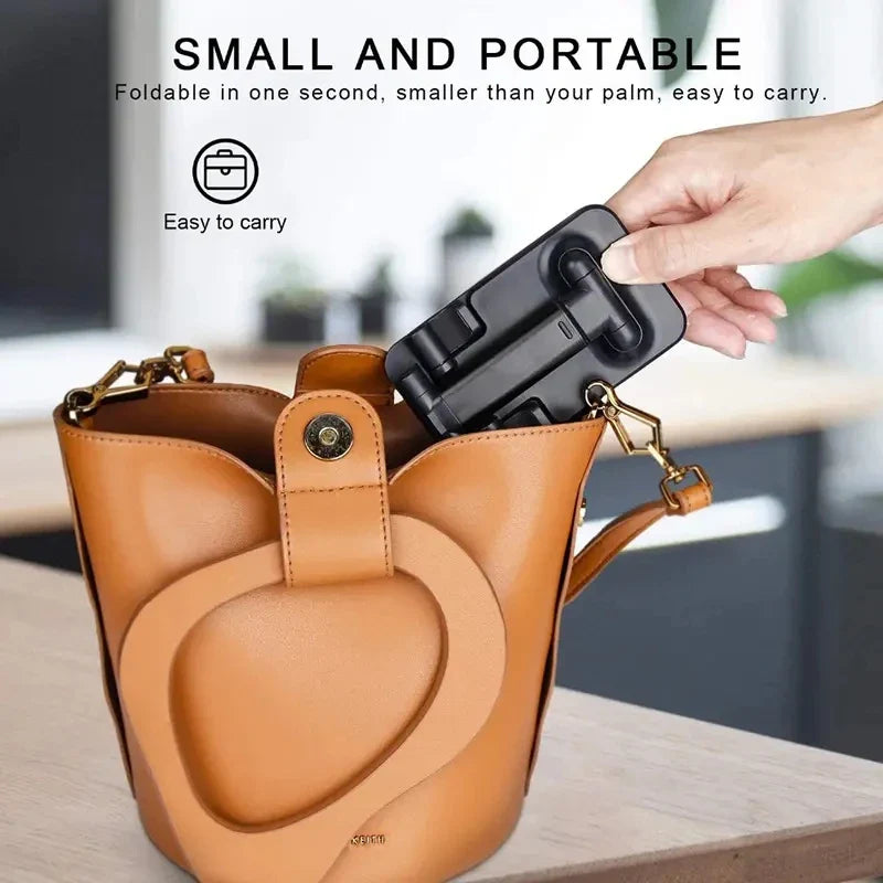Foldable Phone & Tablet Stand – Adjustable Desk Holder