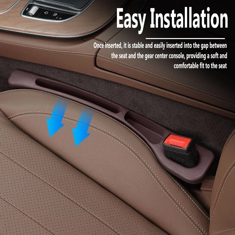 2PCS Car Seat Gap Filler β Anti-Drop Foam Pads (Black)