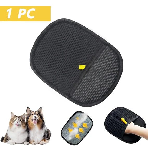 Reusable Pet Hair Removal Gloves โ Grooming & Static Fur Remover