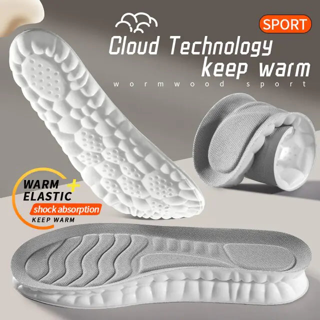 4D Cloud Comfort Insoles β Shock Absorbing & Deodorizing Cushion Pads