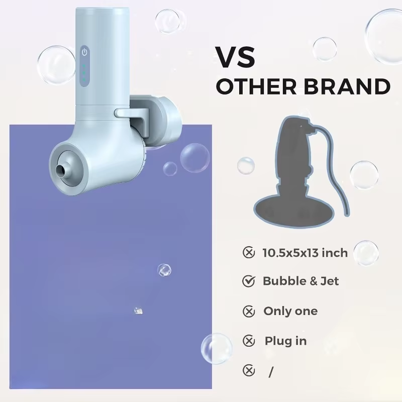 Transform Your Bath Time with the Bath Jet Spa - Cordless Portable Bubble Maker with 3 Adjustable Speeds