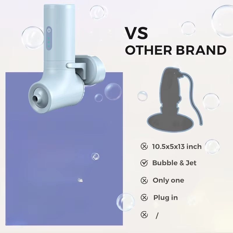 Transform Your Bath Time with the Bath Jet Spa - Cordless Portable Bubble Maker with 3 Adjustable Speeds