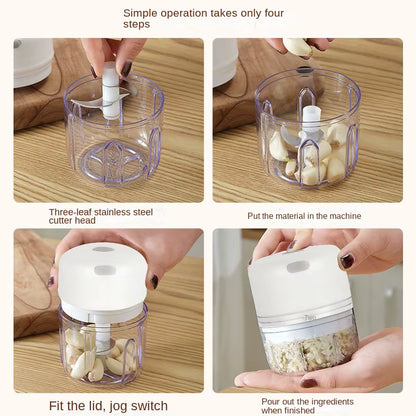 Versatile Electric Garlic Chopper: Your Ultimate Portable Vegetable Grinder for Effortless Cooking