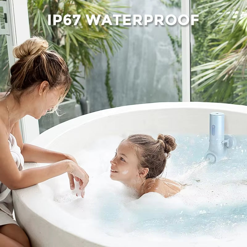 Transform Your Bath Time with the Bath Jet Spa - Cordless Portable Bubble Maker with 3 Adjustable Speeds