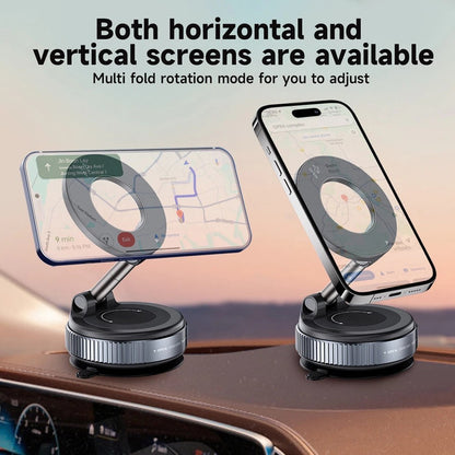 Revolutionary 360° Magnetic Suction Cup Car Phone Holder - Secure and Adjustable for Ultimate Convenience