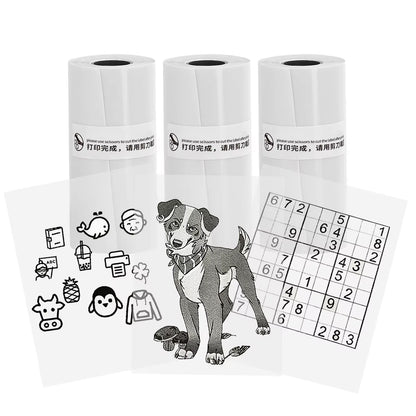 Compact Thermal Mini Printer - Portable Bluetooth Inkless Sticker Maker for Creative DIY Photo Printing