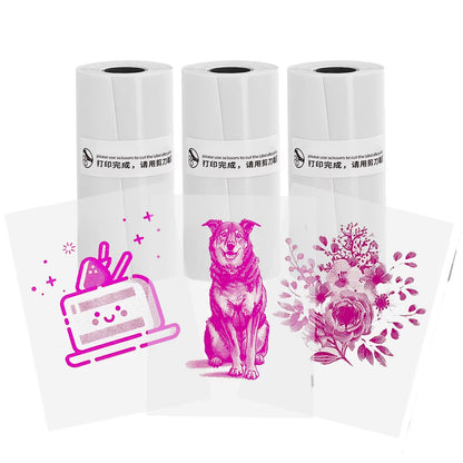 Compact Thermal Mini Printer - Portable Bluetooth Inkless Sticker Maker for Creative DIY Photo Printing