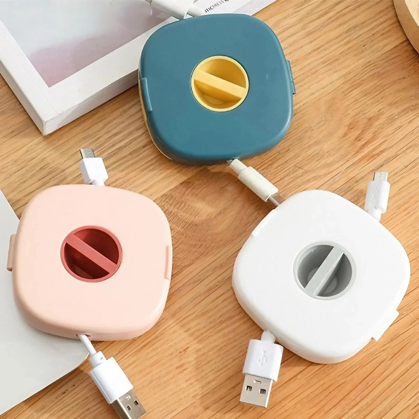 Revolutionary Portable Round USB Cable Winder – Your Ultimate Small Cable Organizer for Effortless Charging and Data Management