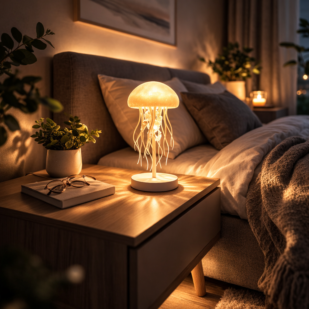 RGB Jellyfish Lamp – Sound Reactive Mood Light