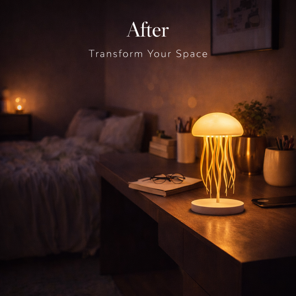 RGB Jellyfish Lamp – Sound Reactive Mood Light