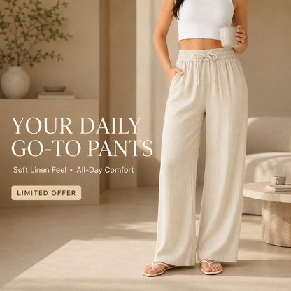 Linen Feel Pants