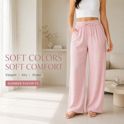 Linen Feel Pants