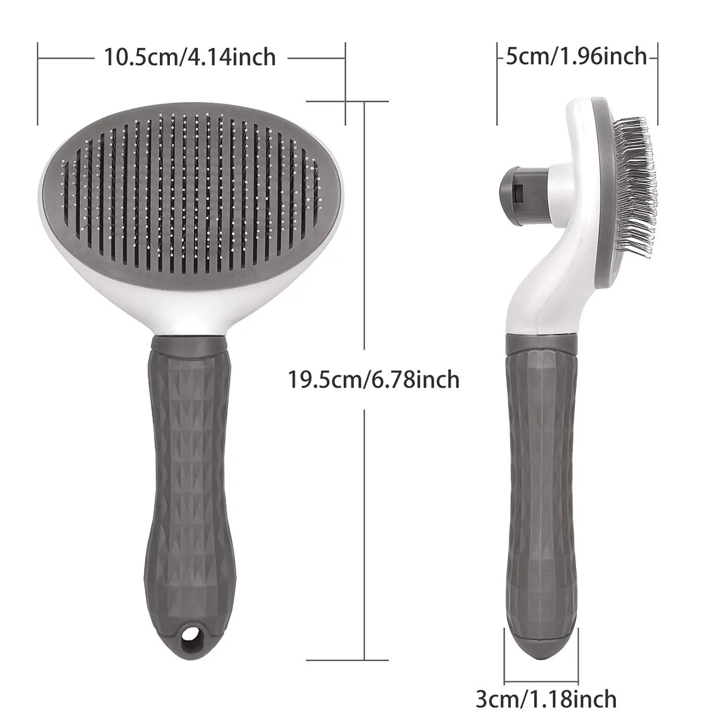 🐶✨ Self-Cleaning Pet Grooming Brush