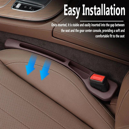 2PCS Car Seat Gap Filler – Anti-Drop Foam Pads (Black)