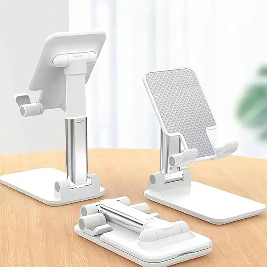 Foldable Phone & Tablet Stand – Adjustable Desk Holder