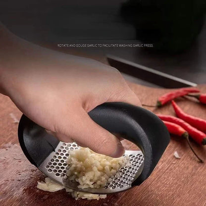 🧄 Stainless Steel Garlic Crusher