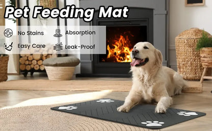 🐾 Waterproof Pet Feeding Mat