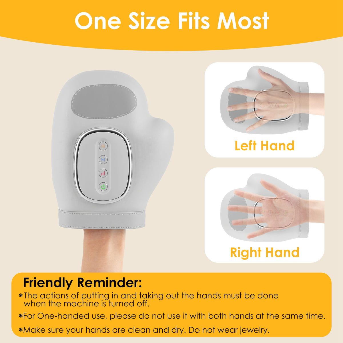 Smart Hand Massager with Heat & Air Compression