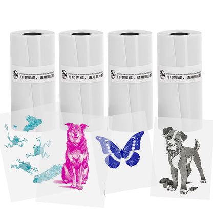 Compact Thermal Mini Printer - Portable Bluetooth Inkless Sticker Maker for Creative DIY Photo Printing