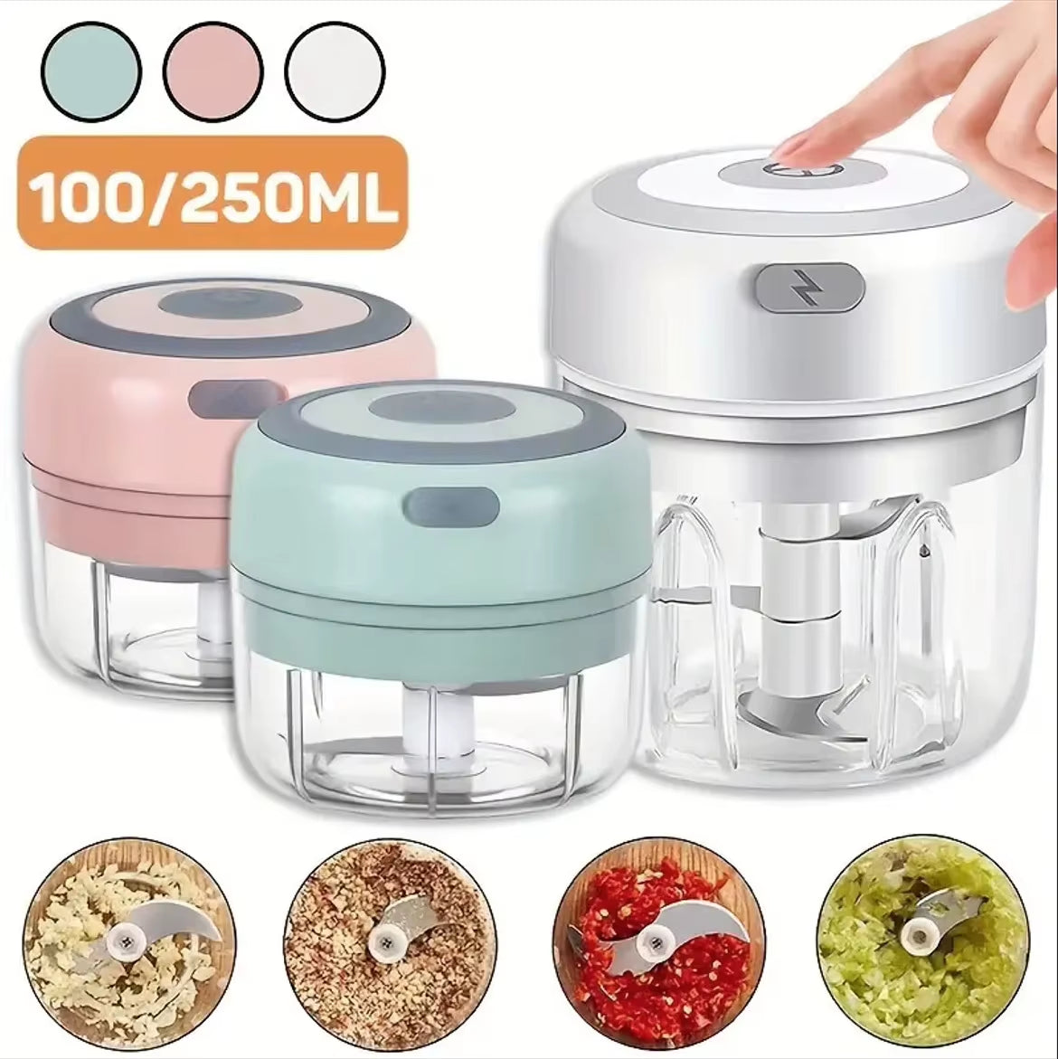 Versatile Electric Garlic Chopper: Your Ultimate Portable Vegetable Grinder for Effortless Cooking