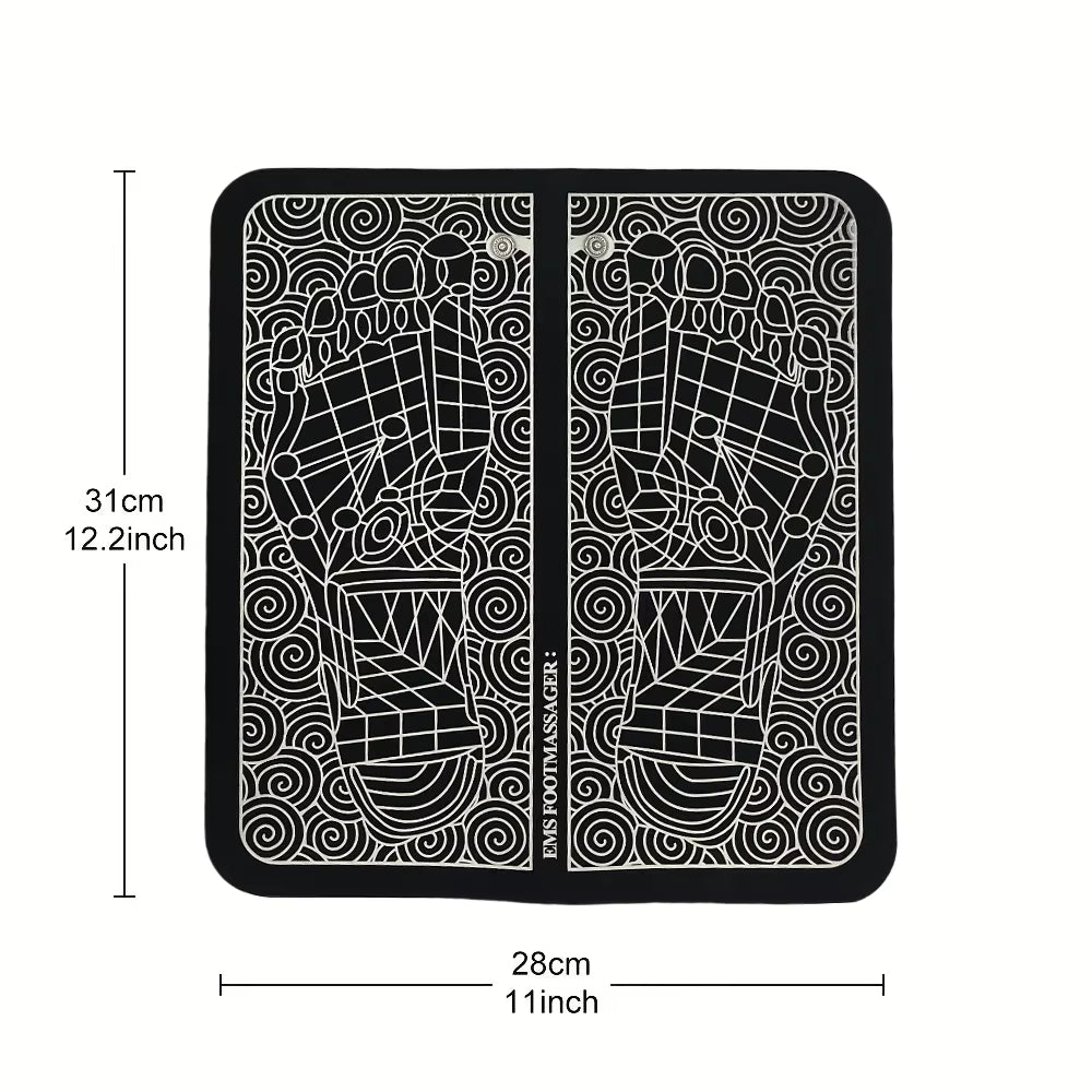 Revitalize Your Feet with Our Electric USB Charging Foot Massage Mat – 8 Modes & 19 Levels for Ultimate Relaxation and Improved Blood Circulation