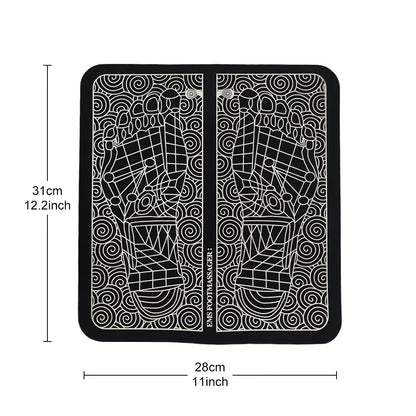 Revitalize Your Feet with Our Electric USB Charging Foot Massage Mat – 8 Modes & 19 Levels for Ultimate Relaxation and Improved Blood Circulation