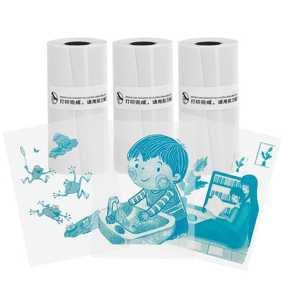 Compact Thermal Mini Printer - Portable Bluetooth Inkless Sticker Maker for Creative DIY Photo Printing