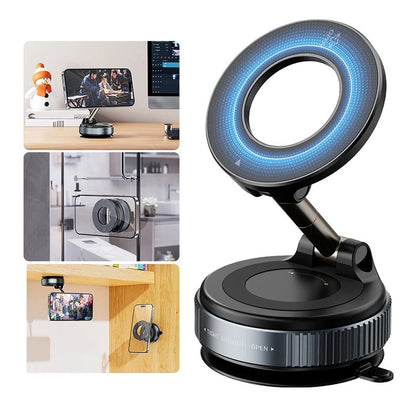Revolutionary 360° Magnetic Suction Cup Car Phone Holder - Secure and Adjustable for Ultimate Convenience