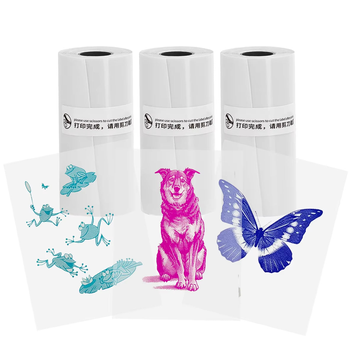 Compact Thermal Mini Printer - Portable Bluetooth Inkless Sticker Maker for Creative DIY Photo Printing